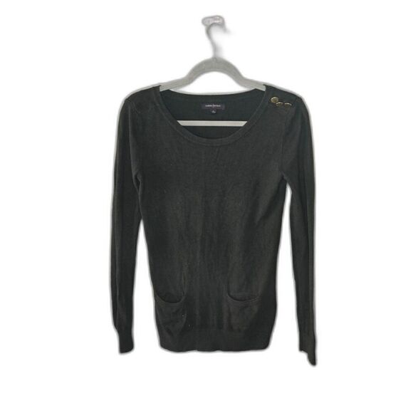 Banana Republic Sweaters - Banana Republic Women's Dark Green Cotton Blend Sweater Size XS